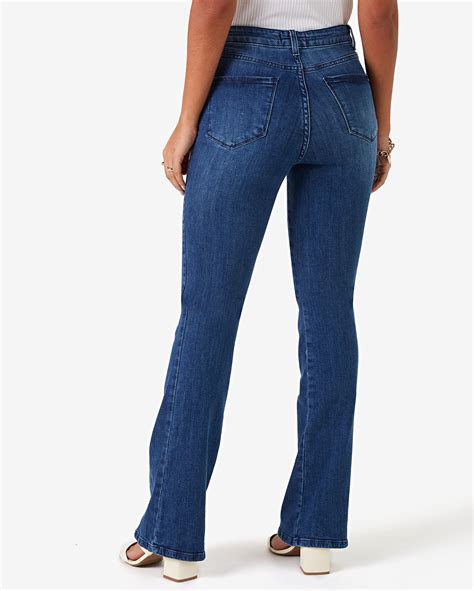 Riachuelo Calça Jeans Feminina Boot Cut Destroyed Denim Médio AK by