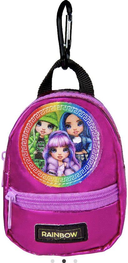 Mini sac à dos porte clés Rainbow High Mini sac à dos porte clés