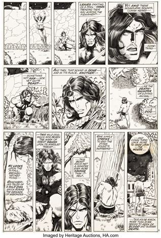 Barry Smith And Sal Buscema Conan The Barbarian 11 Story Page 16