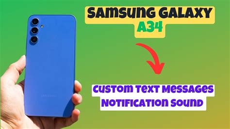 How To Set Custom Text Messages Notification Sound Settings Samsung