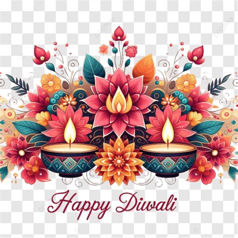 Happy Diwali Decorative Flowers Card Celebration Background, Happy, Diwali, Diwali Celebration ...