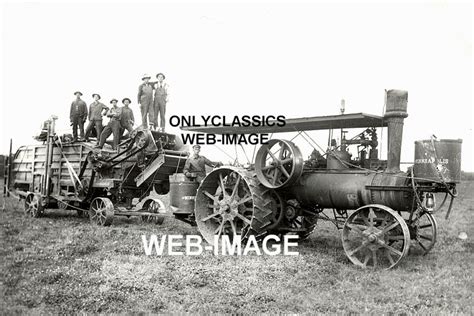 Minneapolis Moline Vintage Steam Tractor Thrasher Minnesota Farm