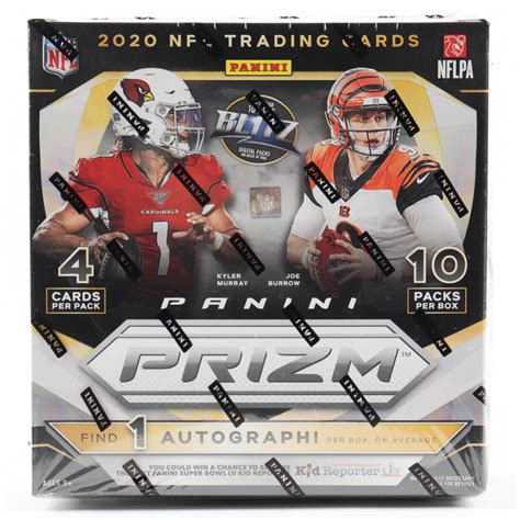 2020 Panini Prizm Football Mega Box With 10 Packs Pristine Auction