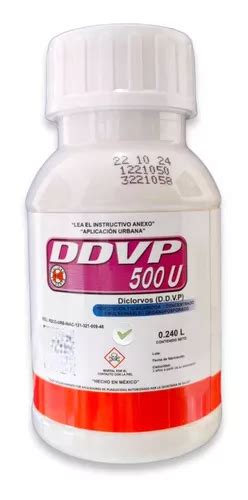 Ddvp 500u 240ml Veneno Insecticida Cucaracha Alacrán Polilla