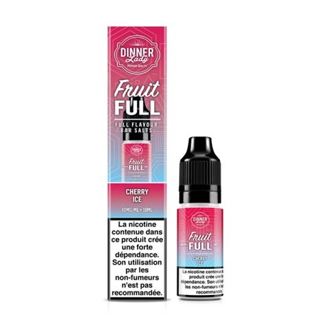 Cherry Ice Nic Salts Fruit Full Dinner Lady