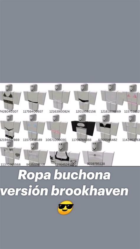 Ropa Buchona Versión Brookhaven 😎 Nombres De Ropa Trajes De Vaca