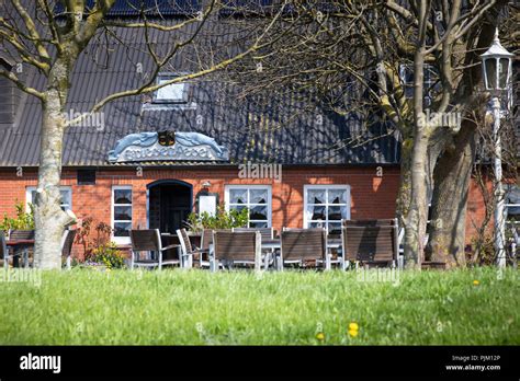 Germany Schleswig Holstein Hallig Hooge Backenswarft Restaurant