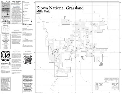 Motor Vehicle Use Map Kiowa And Rita Blanca National Grassland Front Map By Us Forest Service