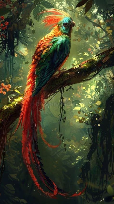 Resplendent Quetzal Stock Illustrations 457 Resplendent Quetzal Stock