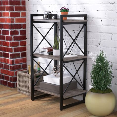 Купить Стеллаж Скиф-3-550 Loft Design Дуб Палена в Киеве - цена: (3990 ...