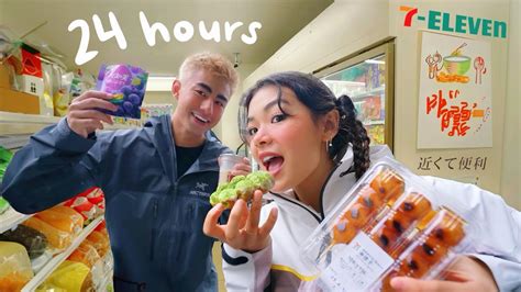 Eating Only Japanese Convenience Foods For Hours Realtime Youtube