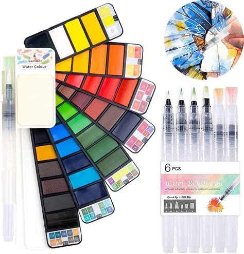 Pinturale Arts Aquarelle Peinture Kit De Peinture Aquarelle Premium