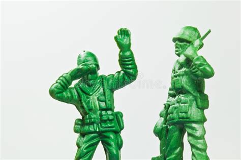 The Green Toy Soldier Stock Image Image Of Childhood 27056187