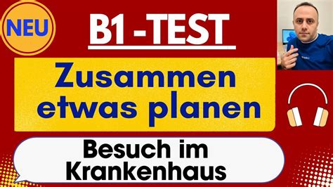 Mündliche Prüfung B1 Gemeinsam oder zusammen etwas planen DTZ TELC B1