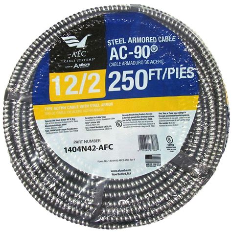 Afc Cable Systems X Ft Bx Ac Solid Cable N Afc The