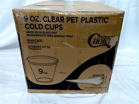 Choice Oz Pet Customizable Plastic Squat Cold Cup Case Of