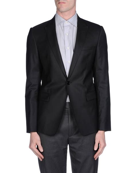 Lyst Emporio Armani Blazer In Black For Men