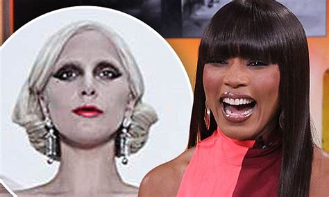 Angela Bassett Dishes On Kissing Lady Gaga In American Horror Story Daily Mail Online