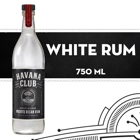 HAVANA CLUB Anejo Blanco Rum White Rum 750 ML Bottle ABV 40