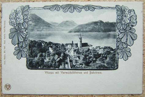 Ak Vitznau Mit Vierwaldst Ttersee Und Rigi Bahntrace Kaufen Auf Ricardo