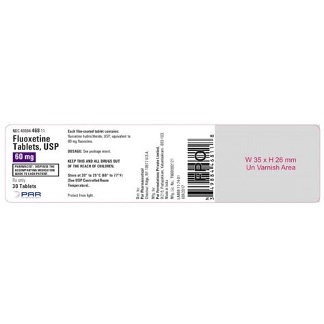 FLUOXETINE HCL 60MG RX Products