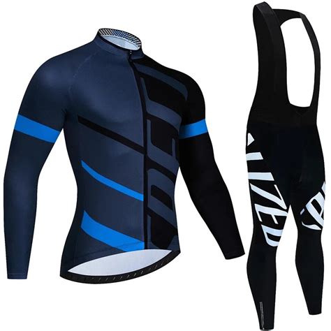 Ensembles De Maillots De Cyclisme Respirants Manches Longues Pour