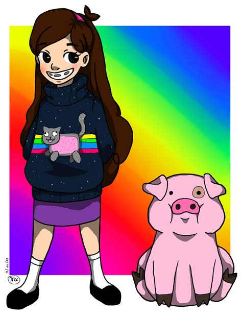 Mabel And Waddles By Bonesofareaper On Deviantart