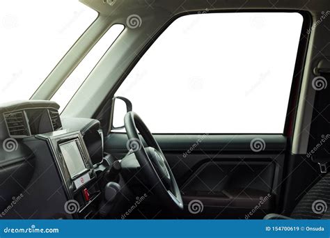 Empty Seat Inside Control Room Train Stock Photo CartoonDealer