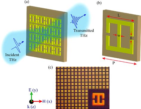 A The Schematic Comprising An Array Of A Double Capacitive Gapped