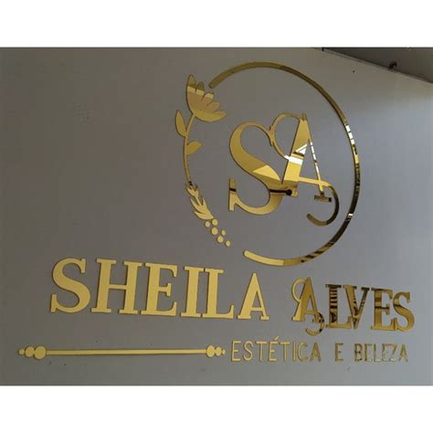 Logo Personalizada Acrilico Espelhado Dourado Shopee Brasil