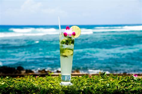 Coconut Mojito At The Beach House Restaurant Kauai