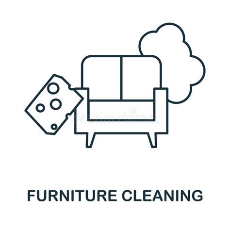 Home Maintenance Icon Monochrome Simple Line Housekeeping Icon For