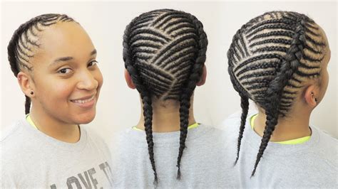 African Fish Bone Braids