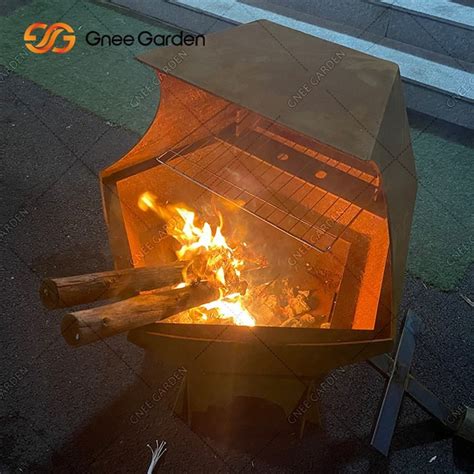 China Outdoor Rust Corten Steel Bbq Grills Bbq Grills Manufacturers