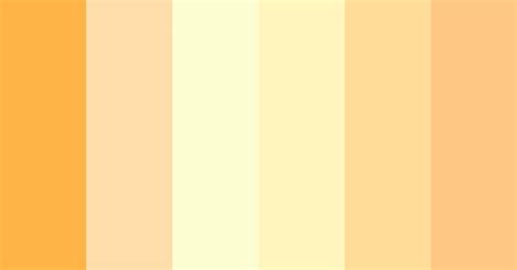 Pastel Orange With Cream Color Scheme