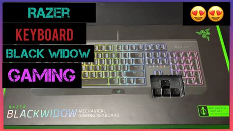 Razer Black Widow Unboxing Gaming Keyboard Mrunboxing3438 YouTube