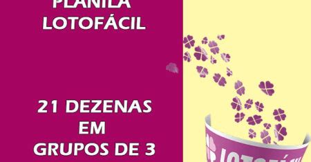 Planilha Lotof Cil Dezenas Em Linhas De Lotocerta