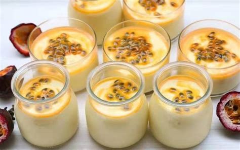 Easy Passion Fruit Mousse Eggless Pf Passion Fruit