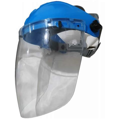 Careta Plástica Protección Facial Visor Curvo Policarbonato