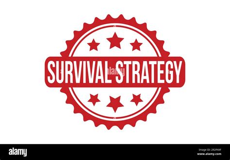 Survival Strategy Rubber Stamp Seal Vector Stock Vector Image And Art Alamy