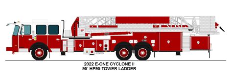 2022 E One Cyclone Ii Hp95 Tower Ladder By Hooknhalligan132 On Deviantart