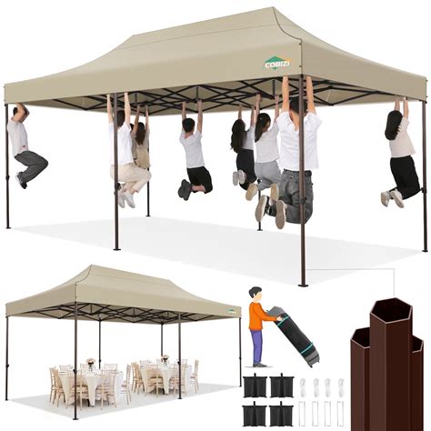 Cobizi X Pop Up Canopy Without Sidewall Heavy Duty Commercial