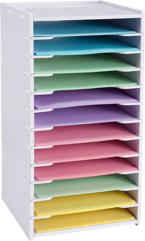 Amazon Sanfurney Scrapbook Paper Organizer For Sizes X