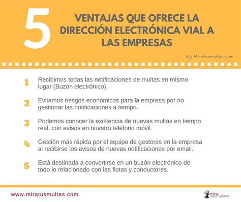 Qu Ventajas Ofrece La Direcci N Electr Nica Vial A Las Empresas