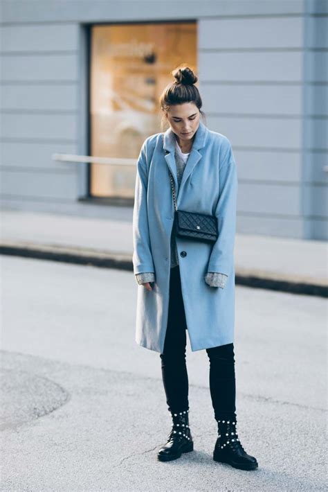 Outfit: Baby Blue | Colorful Coat For Fall - You rock my life