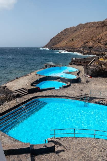 Premium Photo Salt Water Pool Of The Village Of La Caleta By The Sea