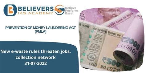 Prevention Of Money Laundering Act Pmla Believers Ias Academy