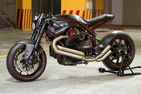 Art Of Darkness Officine Rossopuros Moto Guzzi Griso Cafe Fighter