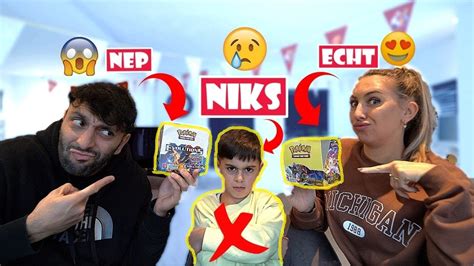 Echt Vs Nep Vs Niks Pokemon Challenge Lakap Junior Youtube