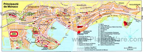 Monaco Tourist Map - Discover Top-Rated Attractions